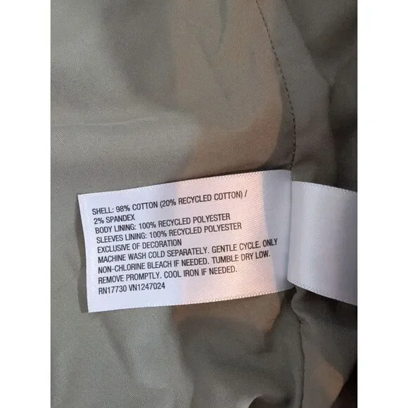 Women's Bomber Green Jacket Universal Thread Size 1X NWOT - Picture 8 of 8